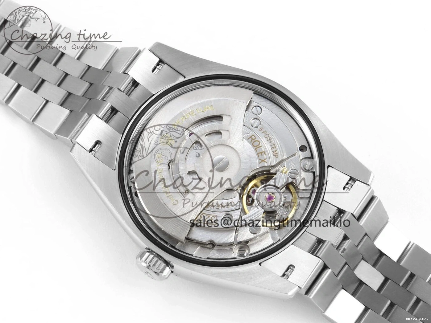 0131 SmoothTexture DateJust 36 126234 EWEF Best Edition Gray Roman Dial on Jubilee Bracelet A 609